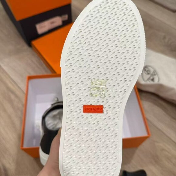 NIB Authentic Hermès Kelly Buckle Loafers - Panda Edition - Picture 3 of 3